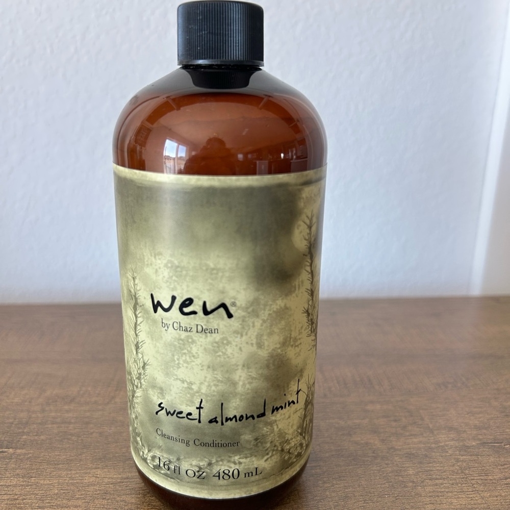 WEN Sweet Almond Mint Cleansing Conditioner - Brown and Cream
